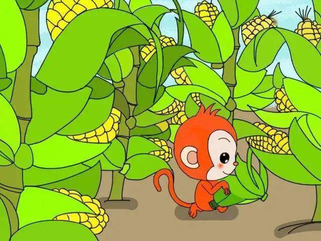 猴子掰玉米